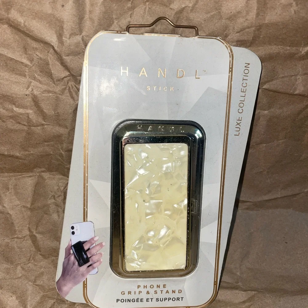 HANDL Gold & Marble Phone Grip Stand Luxe Collection